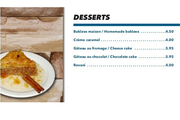 Desserts